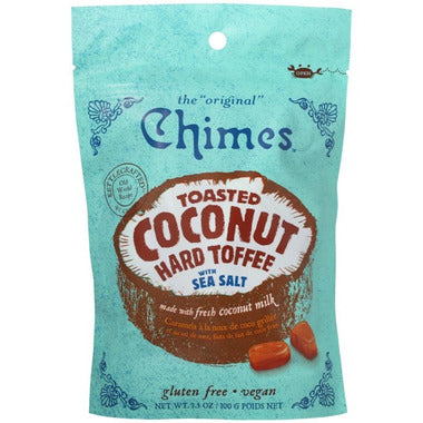 CHIMES TOASTED COCONUT HARD TOFFEE WITH SEA SALTCHIMES TOASTED COCONUT HARD TOFFEE WITH SEA SALT