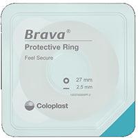 Bx/10 Brava Wide Adhesive Protective Rings 27mm Id 76mm Od 2.5mm Thick