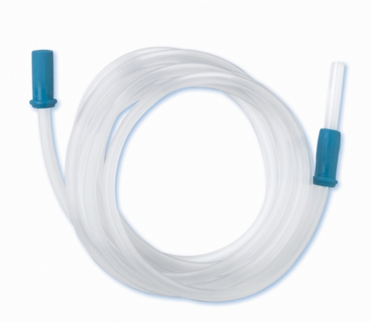 Suction Connecting Tubing, Non-Conductive, 7/16" x 6', Sterile - 50/Case