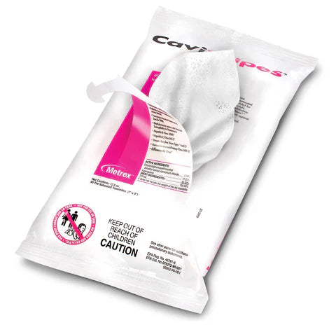 Caviwipes Flatpack - Wipe - 45 / Pack - White | Bundle of 10 Packs