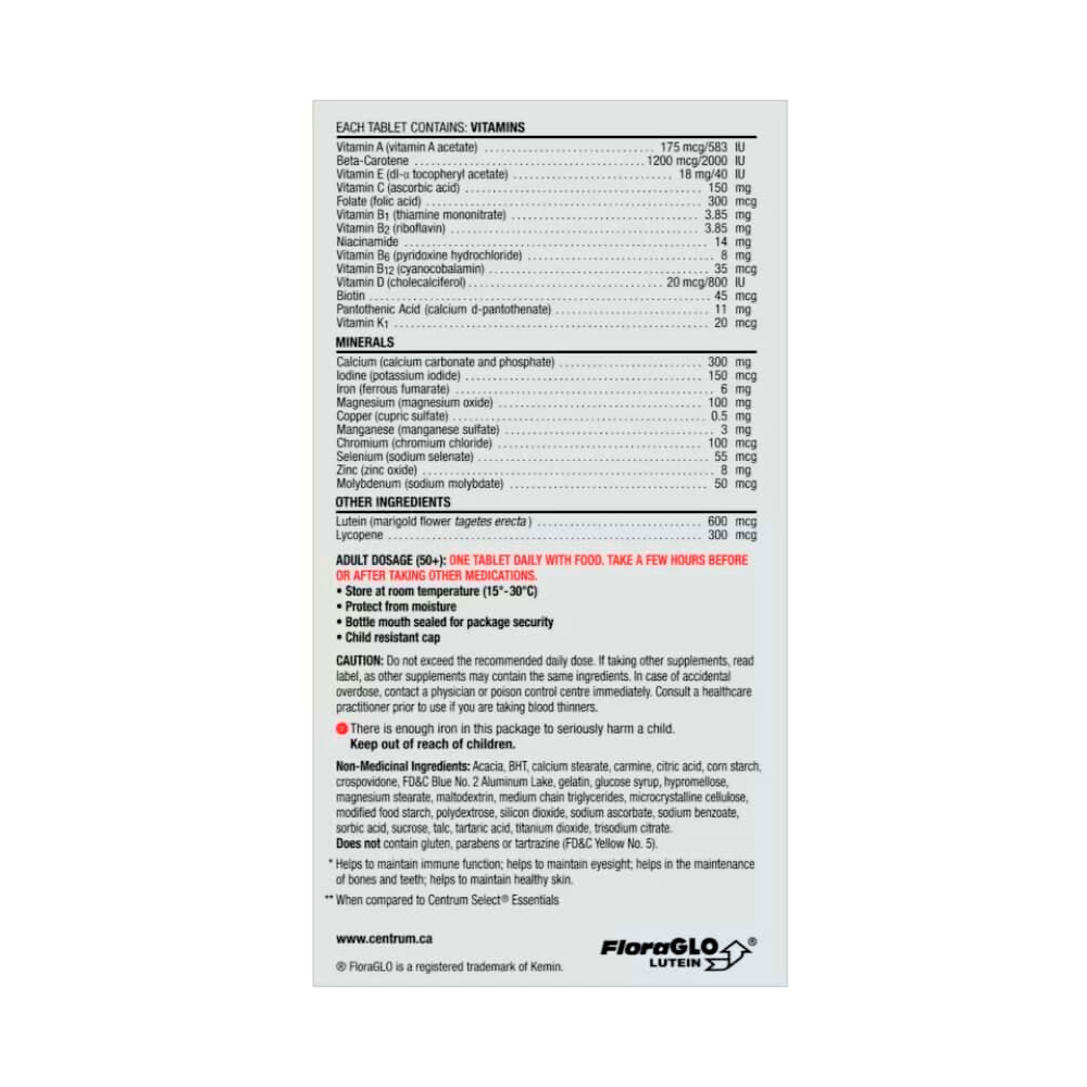 Centrum Women 50+ Multivitamin 90 Tablets