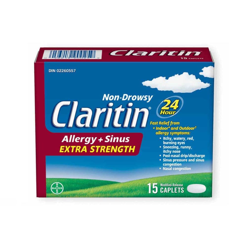 Claritin Allergy + Sinus Extra Strength 24HR - 15s