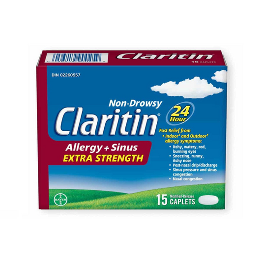 Claritin Allergy + Sinus Extra Strength 24HR - 15s