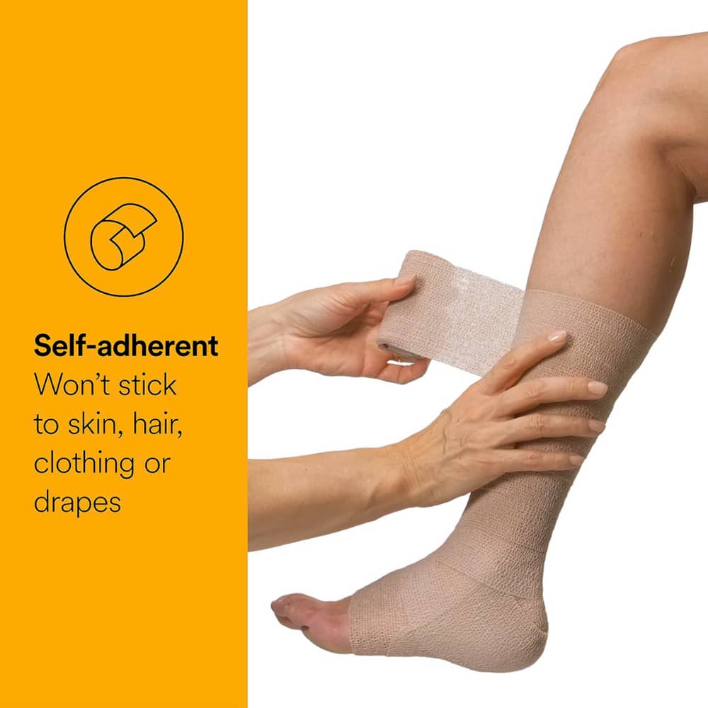 Coban wrap for sensitive skin
