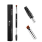 DUcare Eyebrow Brush Dual Ended Angled and Spoolie Brush For Women