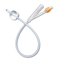 Bx/10 Medline 2 Way Foley Catheter, Silicone, 30Cc. 24Fr. Sterile.