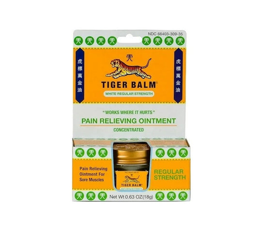 TIGER BALM WHITE REGULAR 18GTIGER BALM WHITE REGULAR 18G