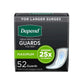 Depend Fresh Protection Incontinence Pads for Men - Maximum - 52's