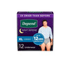 Depend Night Defense Incontinence Underwear for Men, Overnight, Size XL, 12 Count