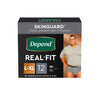 Depend Real Fit Incontinence Pants for Men - Maximum - Large/Extra Large - Grey/Black - 12's