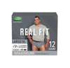 Depend Real Fit Incontinence Underwear for Men - Black/Grey - Maximum Absorbency - Large/Extra-Large/12 Count