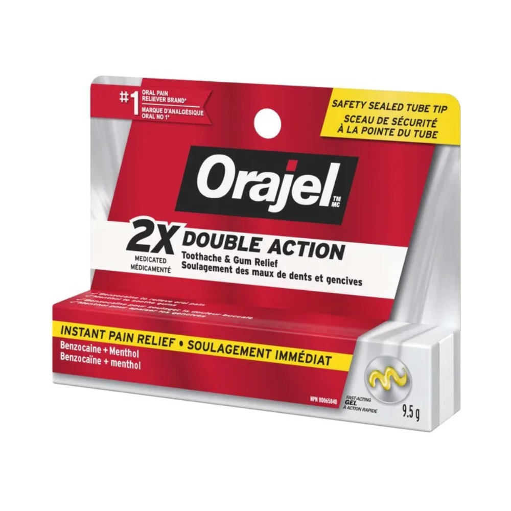 Double Action Gel for Tooth & Gum Pain Relief

