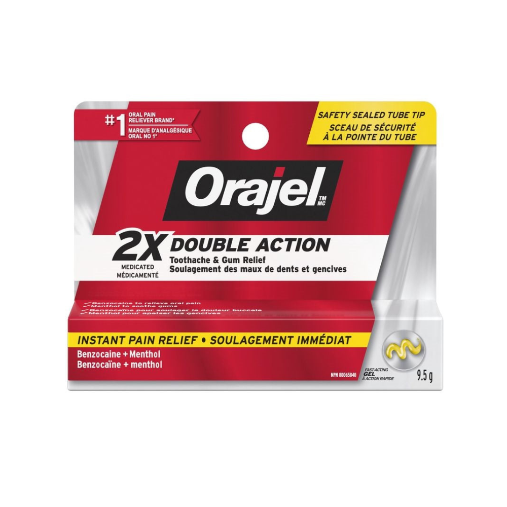 Double Action Toothache and Gum Relief Gel