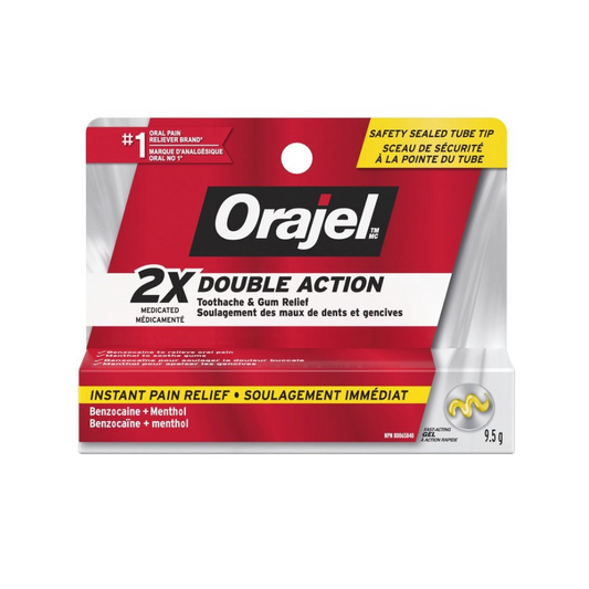 Double Action Toothache and Gum Relief Gel