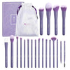 Ducare 20 Pcs Purple Makeup Brush Set