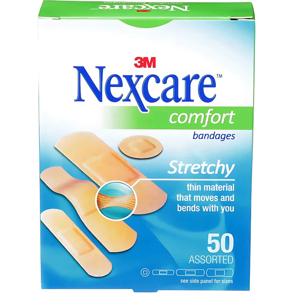 Each box contains 50 assorted bandages