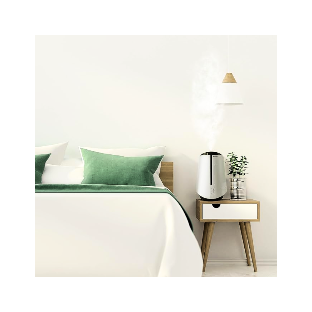 Easy-fill cool mist humidifier for home or office use