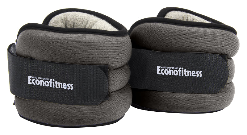 Econofitness 5LB Pair Comfort Fit Ankle Wrist Weights