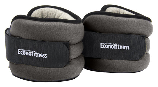 Econofitness 5LB Pair Comfort Fit Ankle Wrist Weights
