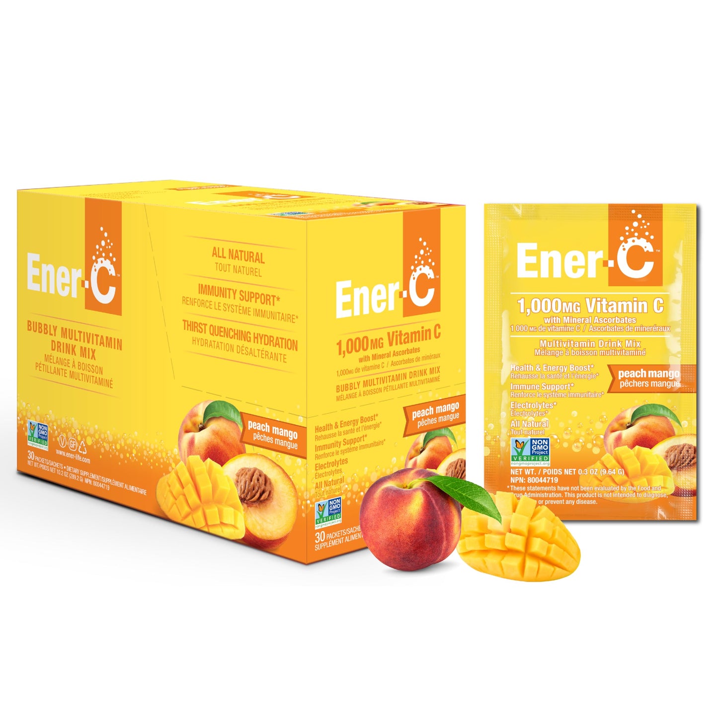 Ener-C Drink Mix - Peach Mango - 30's