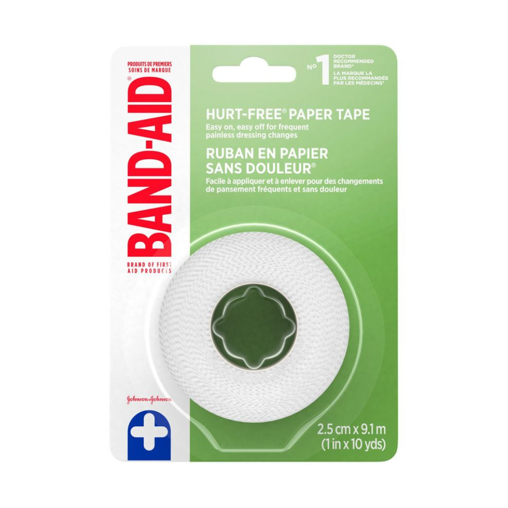 First Aid Paper Tape, 2.5 Centimetres by 9.1 Metres