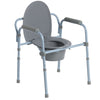 Folding Steel Commode