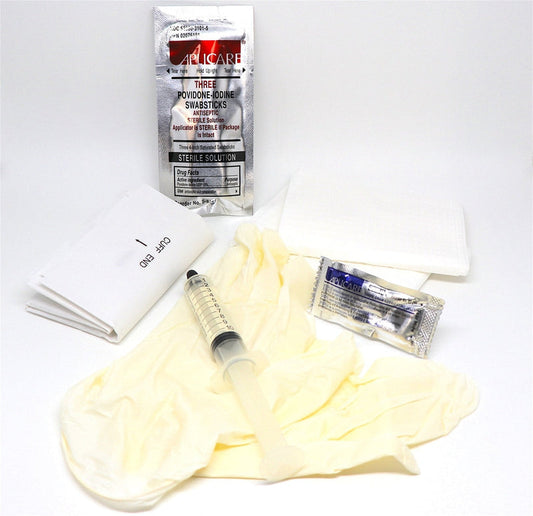 Foley Catheter Tray - Latex free - Box 100 pcs