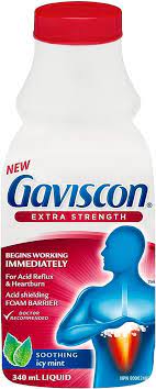 GAVISCON EXTRA STRENGTH LIQUID ICY MINT 340MLGAVISCON EXTRA STRENGTH LIQUID ICY MINT 340ML