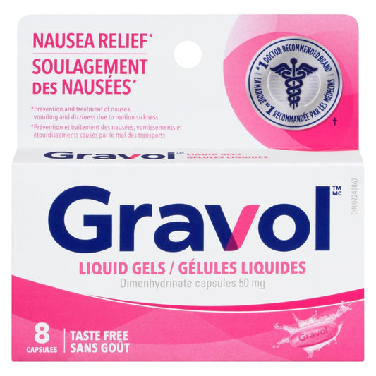 GRAVOL LIQUID GEL 8 COUNTGRAVOL LIQUID GEL 8 COUNT