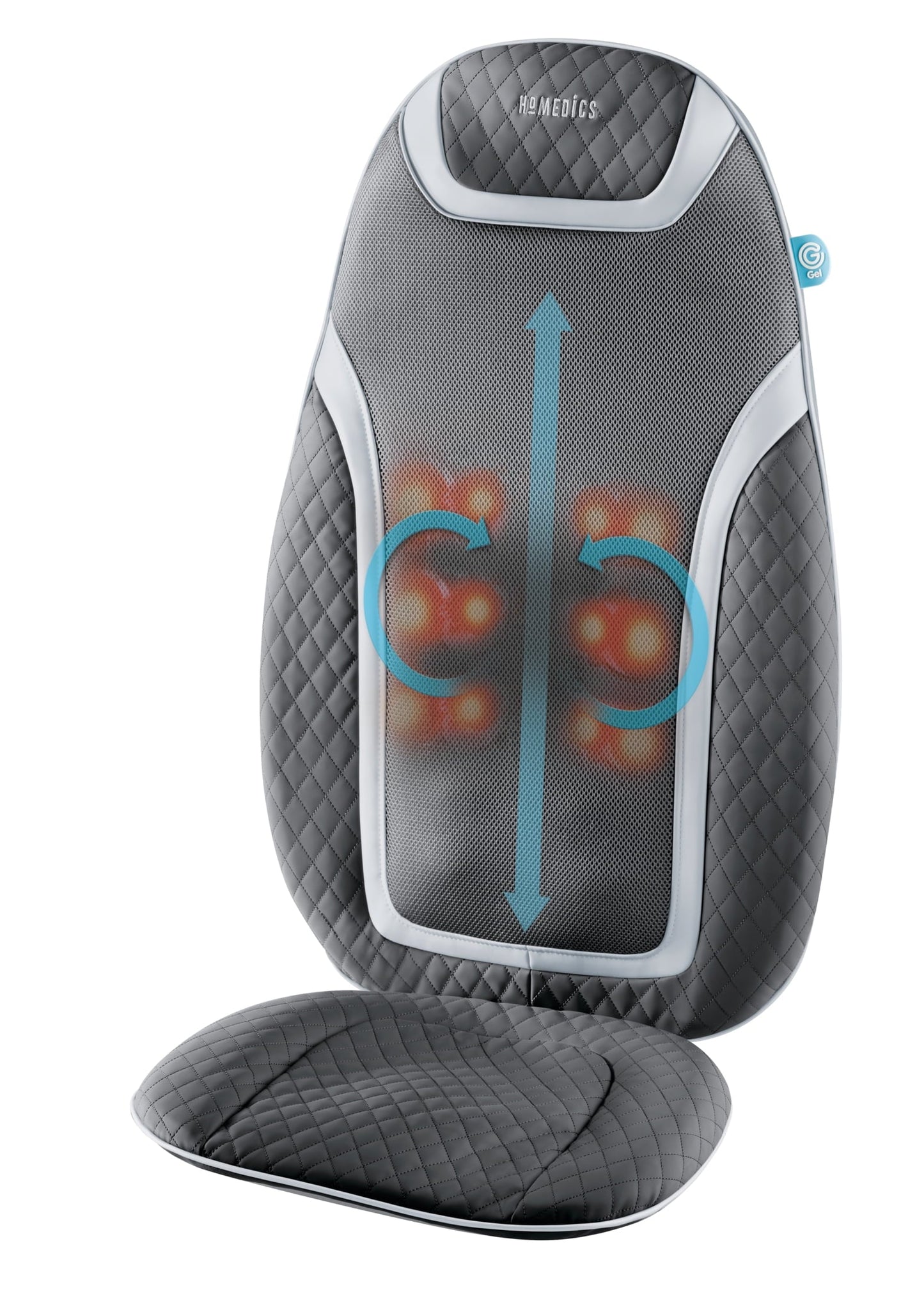 Gentle Touch Gel Massage Cushion with Soothing Heat