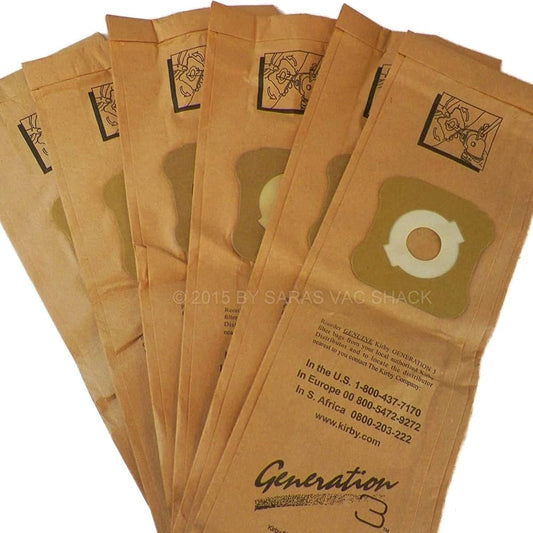 Genuine Compatible with Kirby Micron Magic Vacuum Bags fit Sentria Ultimate G6 G5 G4 G3 [6 Bags]