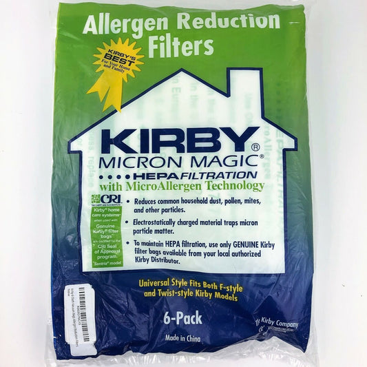 High-Performance HEPA Cloth Vacuum Bags for Kirby Sentria (F/G Style)