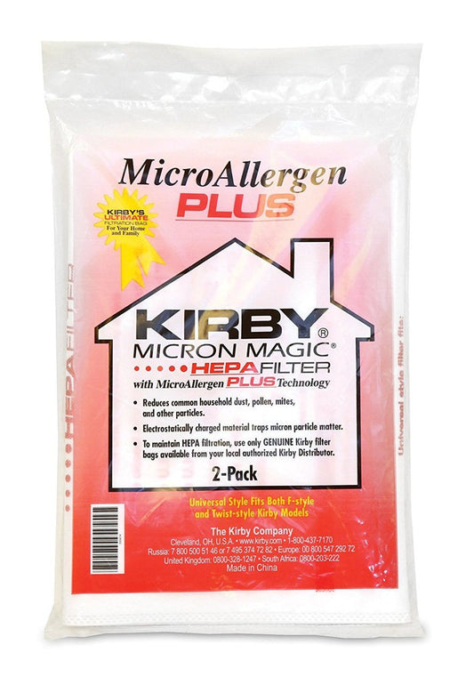 Genuine Kirby bag Avalir Micro Magic Allergen PLUS HEPA 13 205814A 205814