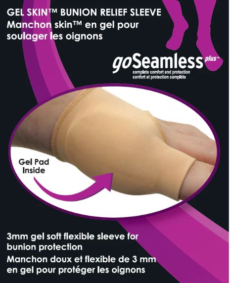 Go Seamless Plus Gel Comfort Bunion Relief Sleeve