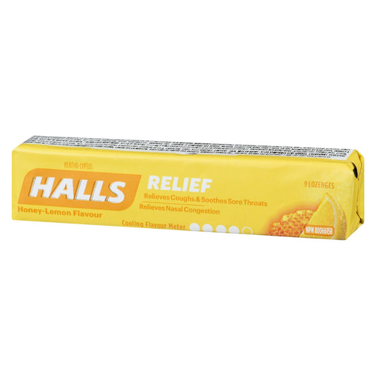 HALLS COUGH DROPS HONEY LEMONHALLS COUGH DROPS HONEY LEMON