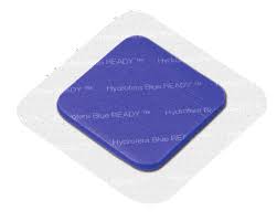 Bx/10 Hydrofera Blue Ready-Border Dressing 6" X 8" Perforated Silicone Adhesive Border Waterproof & Breathable Cover Film