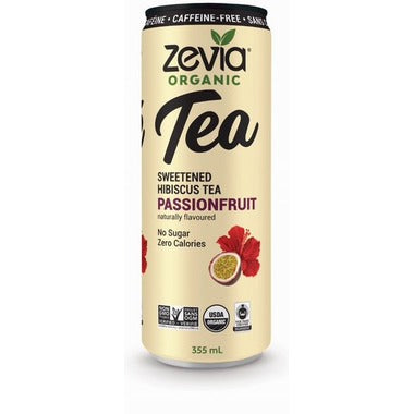 Zevia Organic Tea, Hibiscus Passionfruit