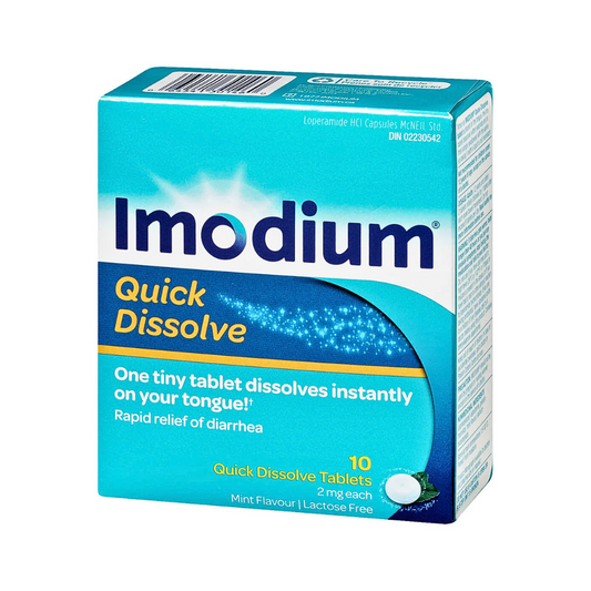 IMODIUM QUICK DISSOLVE 10TBIMODIUM QUICK DISSOLVE 10TB