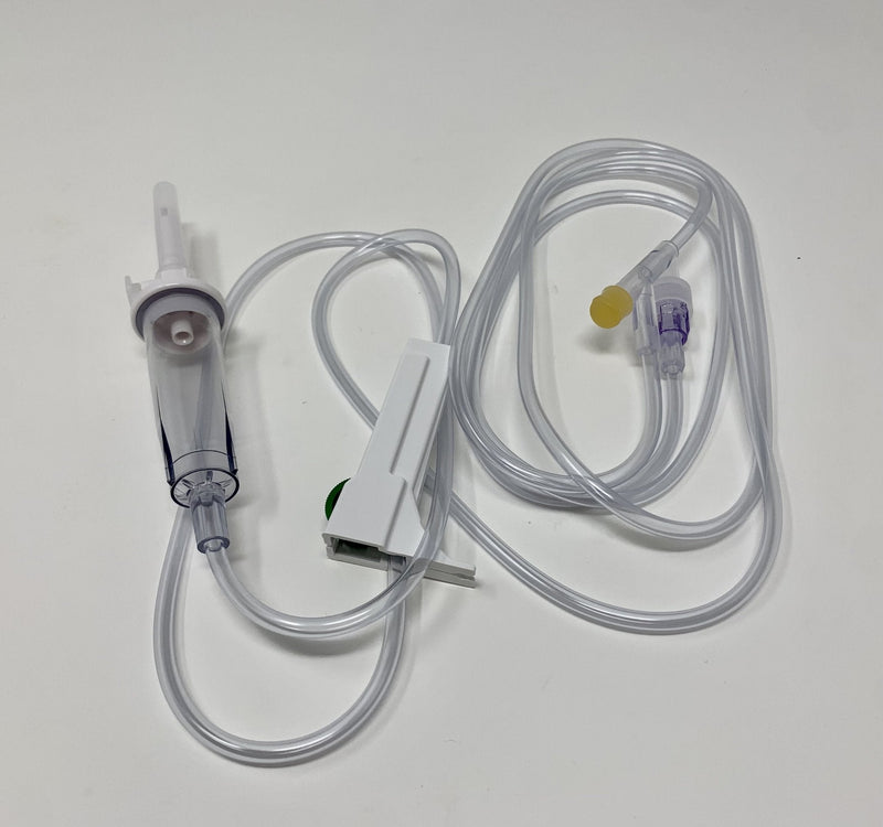 IV Gravity Admin Sets Needle-Free, 15drops/mL, 93" | Braun - Box 100 pcs