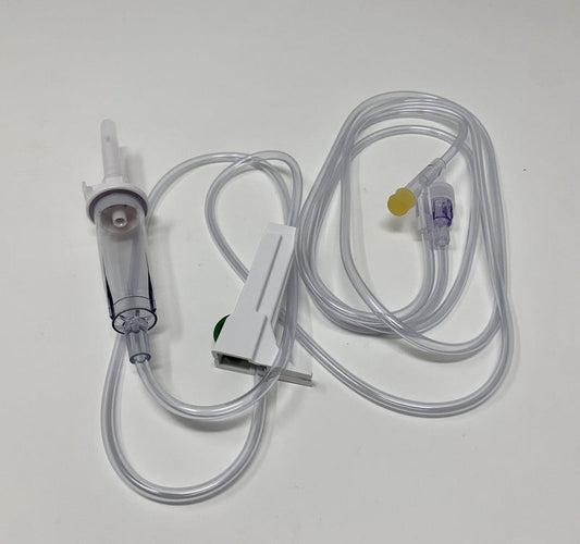 IV Gravity Admin Sets Needle-Free, 15drops/mL, 93" | Braun - Box 100 pcs