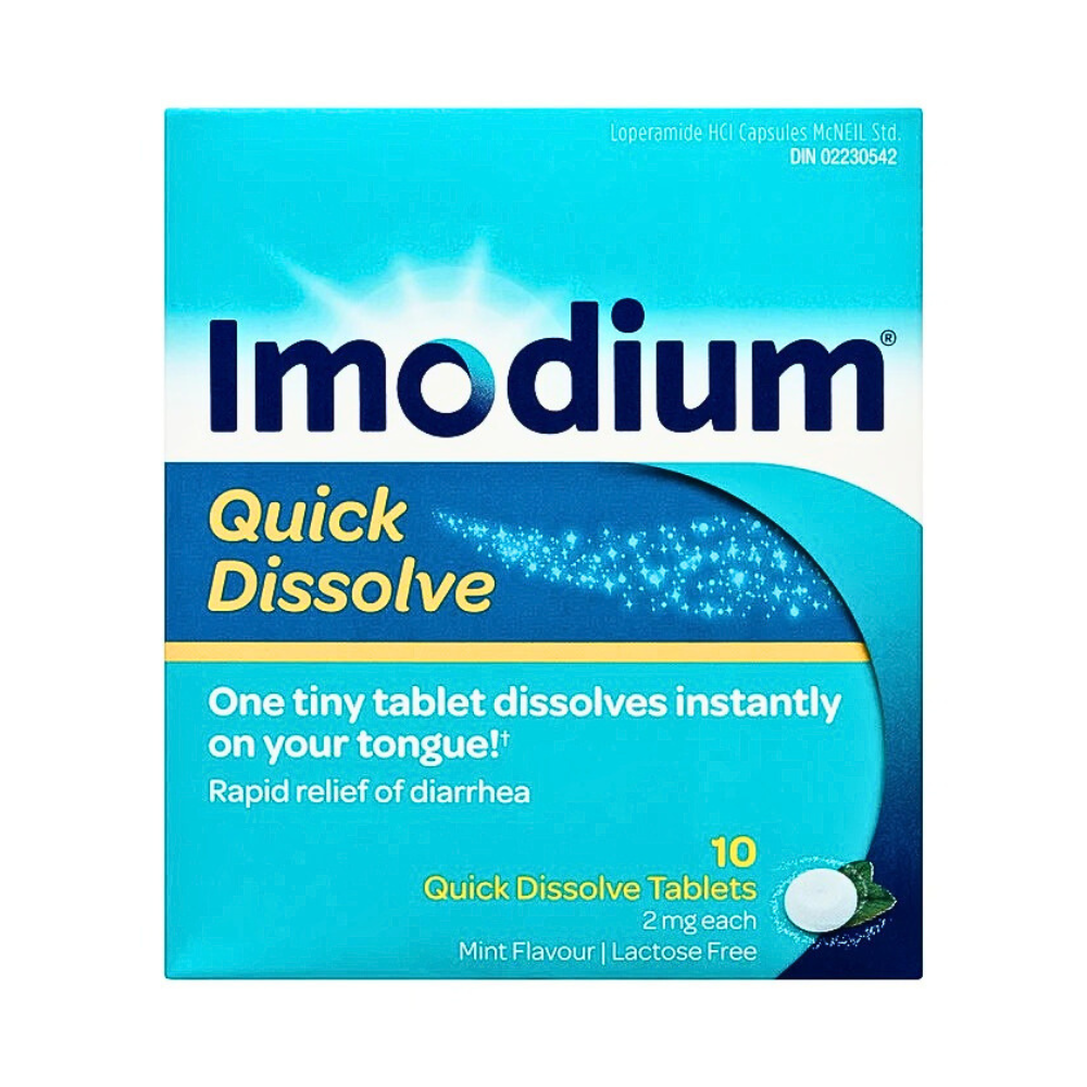 Imodium Quick Dissolve Fast Relief for Diarrhea