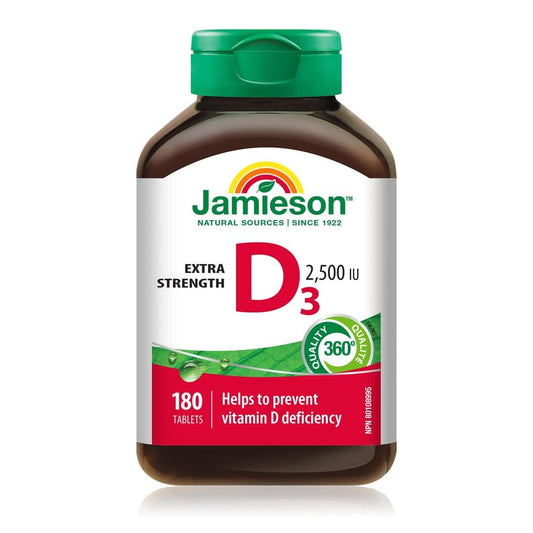 Jamieson Extra Strength Vitamin D3 - 2 500 IU - 180s