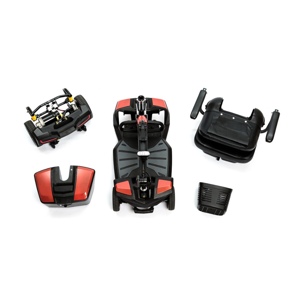 Jazzy Zero Turn 4-Wheel Mobility Scooter Smooth & Stable Ride