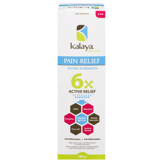 KALAYA 6X STRENGTH PAIN RELIEF RUB 120GKALAYA 6X STRENGTH PAIN RELIEF RUB 120G