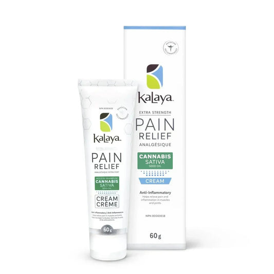 KALAYA EXTRA STRENGTH PAIN RELIEF CREAM WITH CANNABIS SEED OIL 60GKALAYA EXTRA STRENGTH PAIN RELIEF CREAM WITH CANNABIS SEED OIL 60G
