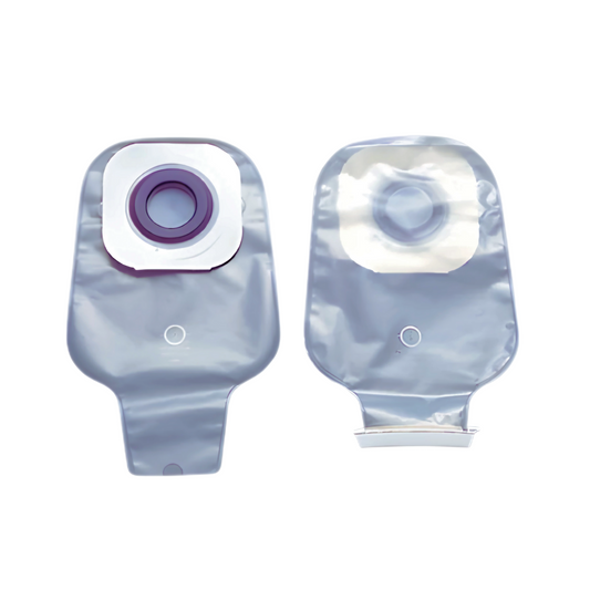 Karaya Tape Border 12" Drainable Pouch Transparent Clamp 1-1/8" Bx/10