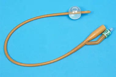 Bx/10 Dover Silicone Elastomer Coated Foley Catheter, 2 Way, 5Cc, 20Fr.