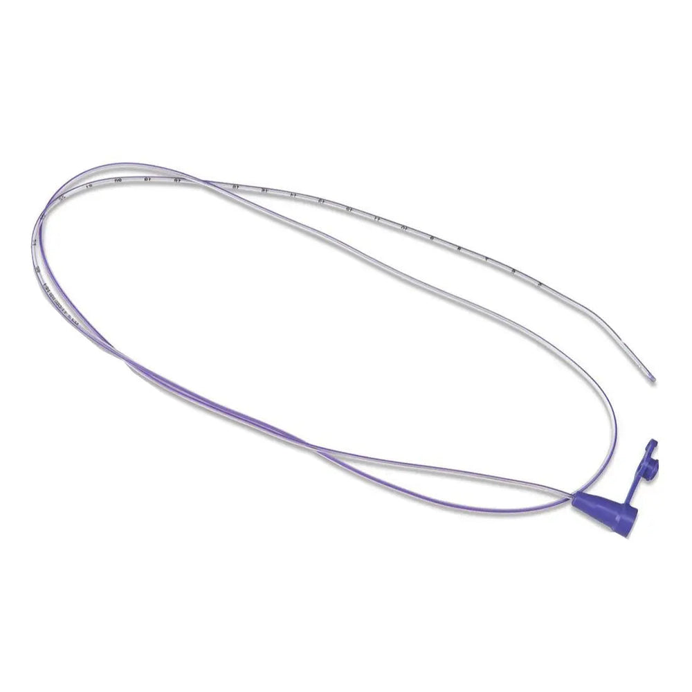 Bx/10 Kangaroo Purple Polyurethane Feeding Tube With Safe Enteral Connections 8 Fr 42 In