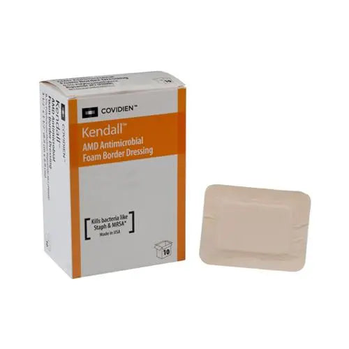 Bx/10 Amd Foam Border Dressing 3.5 X 5.5"