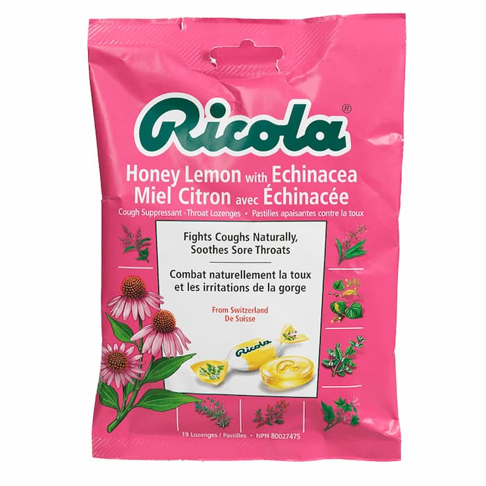 Ricola Cough Suppressant Throat Lozenges - Cherry Honey - 75g